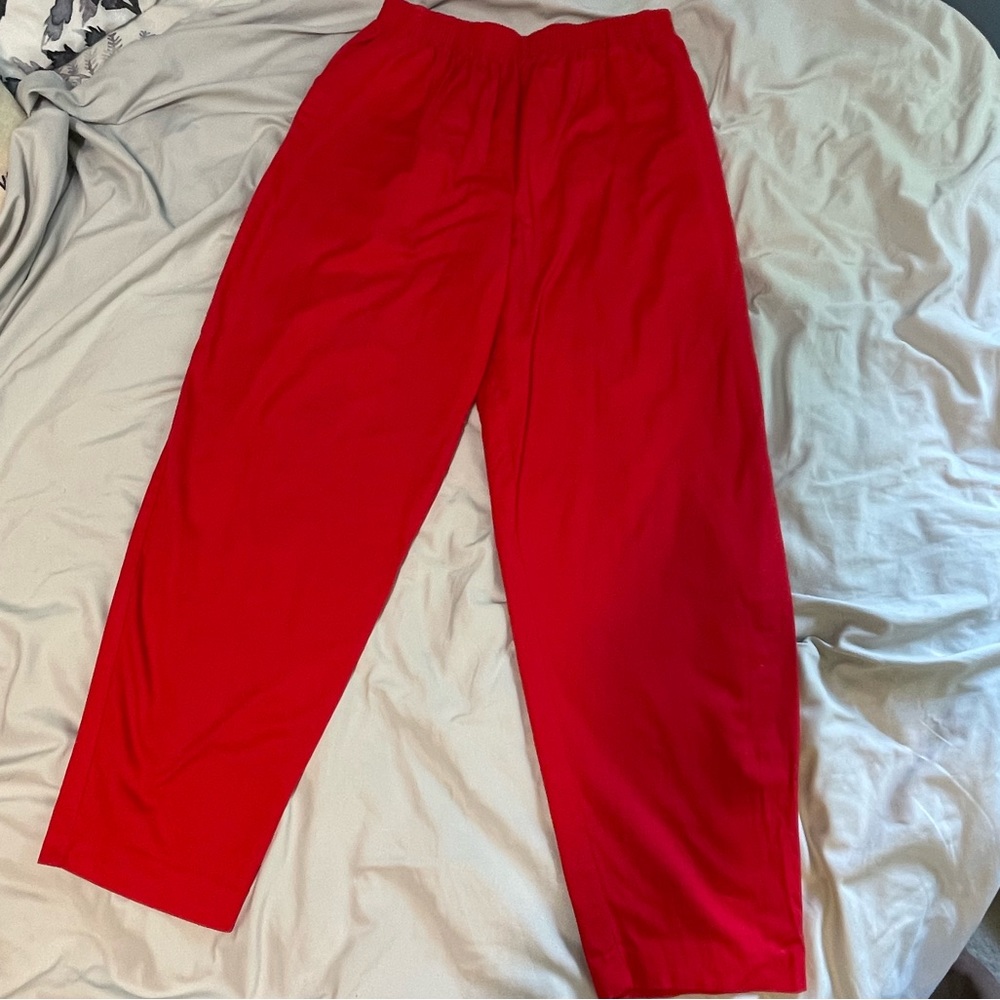 Vintage Deadstock Red Mr. K Pants
